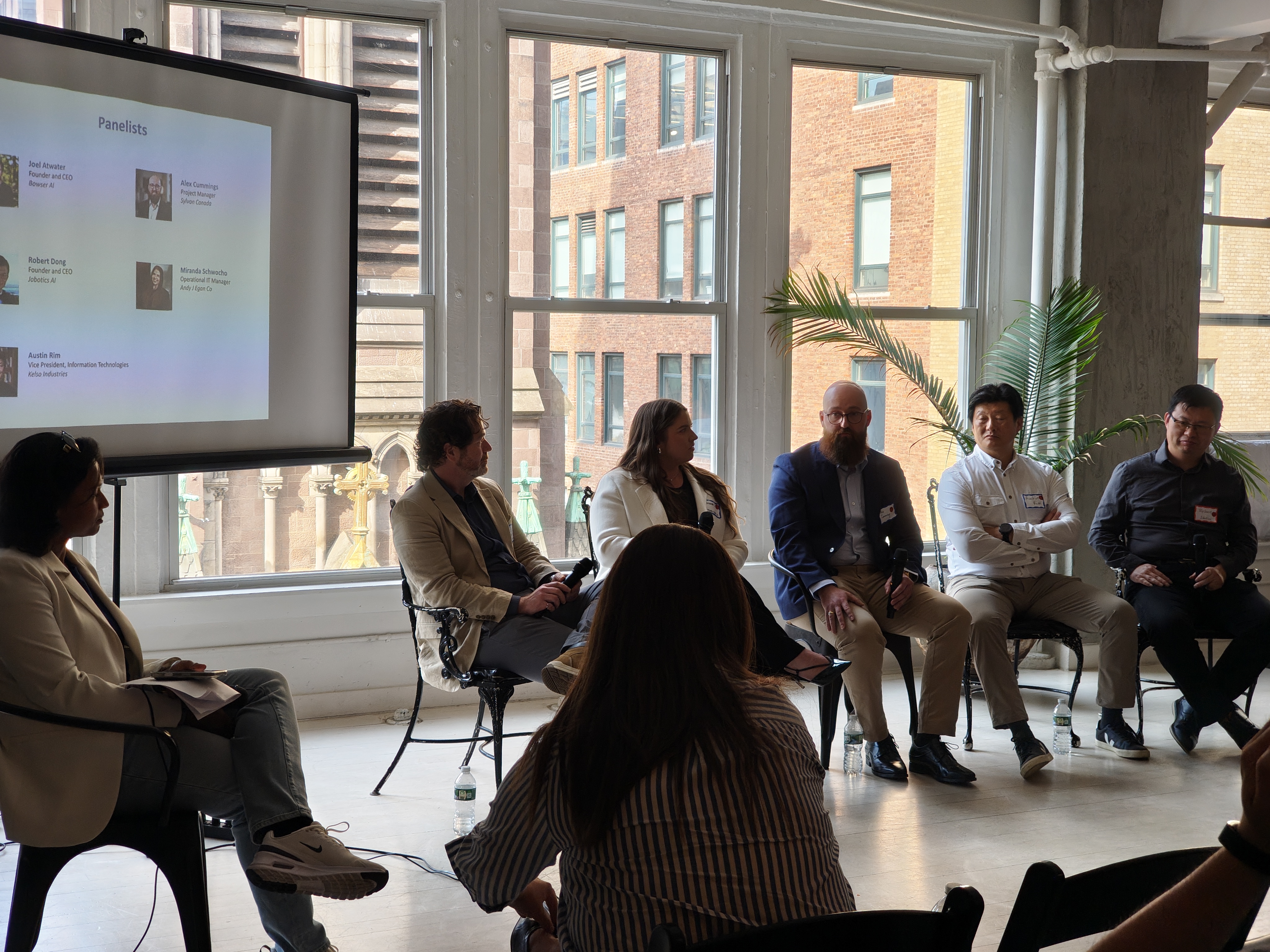 Full panel discussion at Construction AI event, NY Tech Week 2026